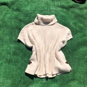 Elegant Cream Turtleneck Sweater